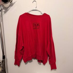 Disney World Red Crewneck Sweatshirt